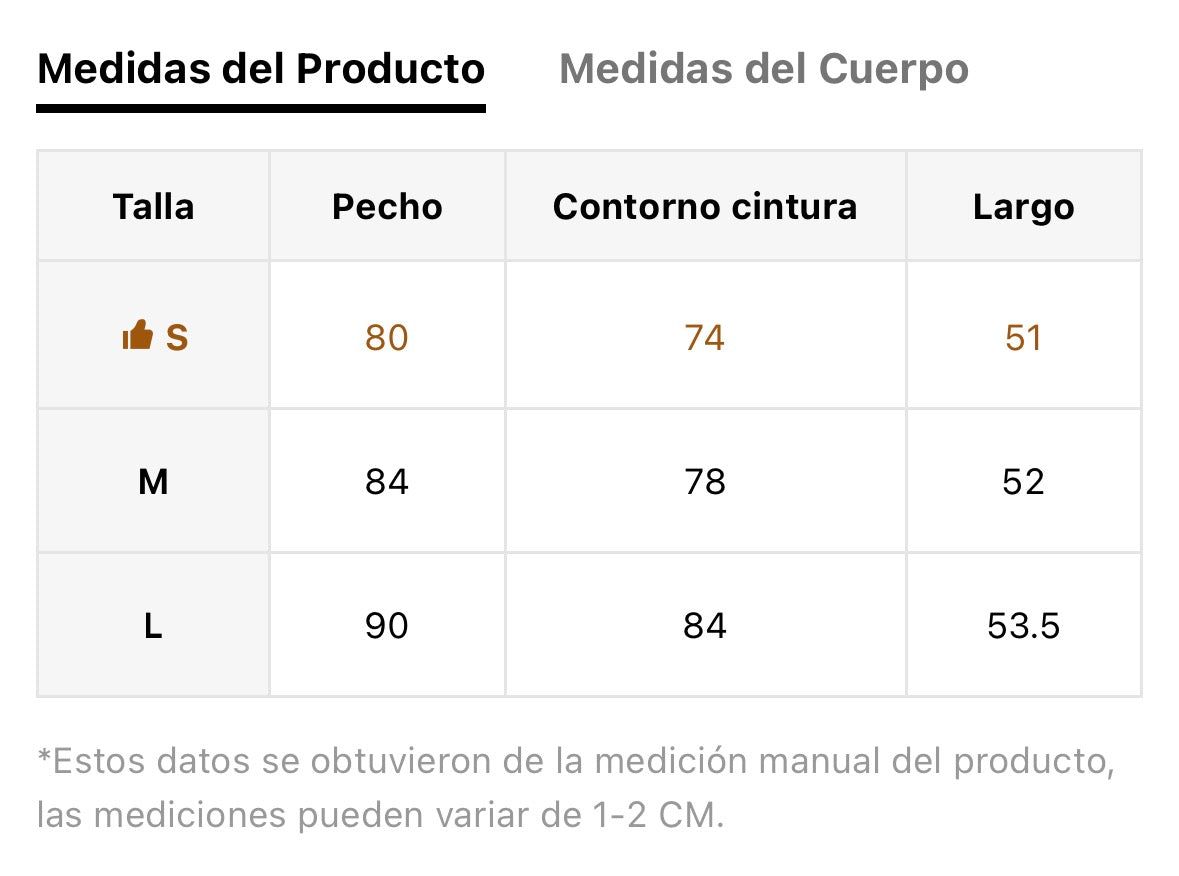 Top dorado y marrón